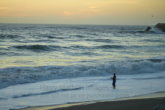 L1000727 Pacifica Beach Fisherman