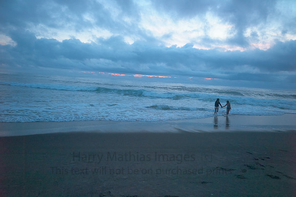 L1000489  Beach for Two After Sunset